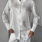 White Jacquard Satin Pyjama Set for Women – Textured Luxury Nightwear